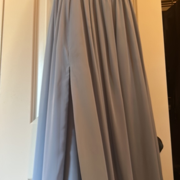 Light grey/blue Azazie bridesmaids dress. Great condition! - Picture 4 of 4